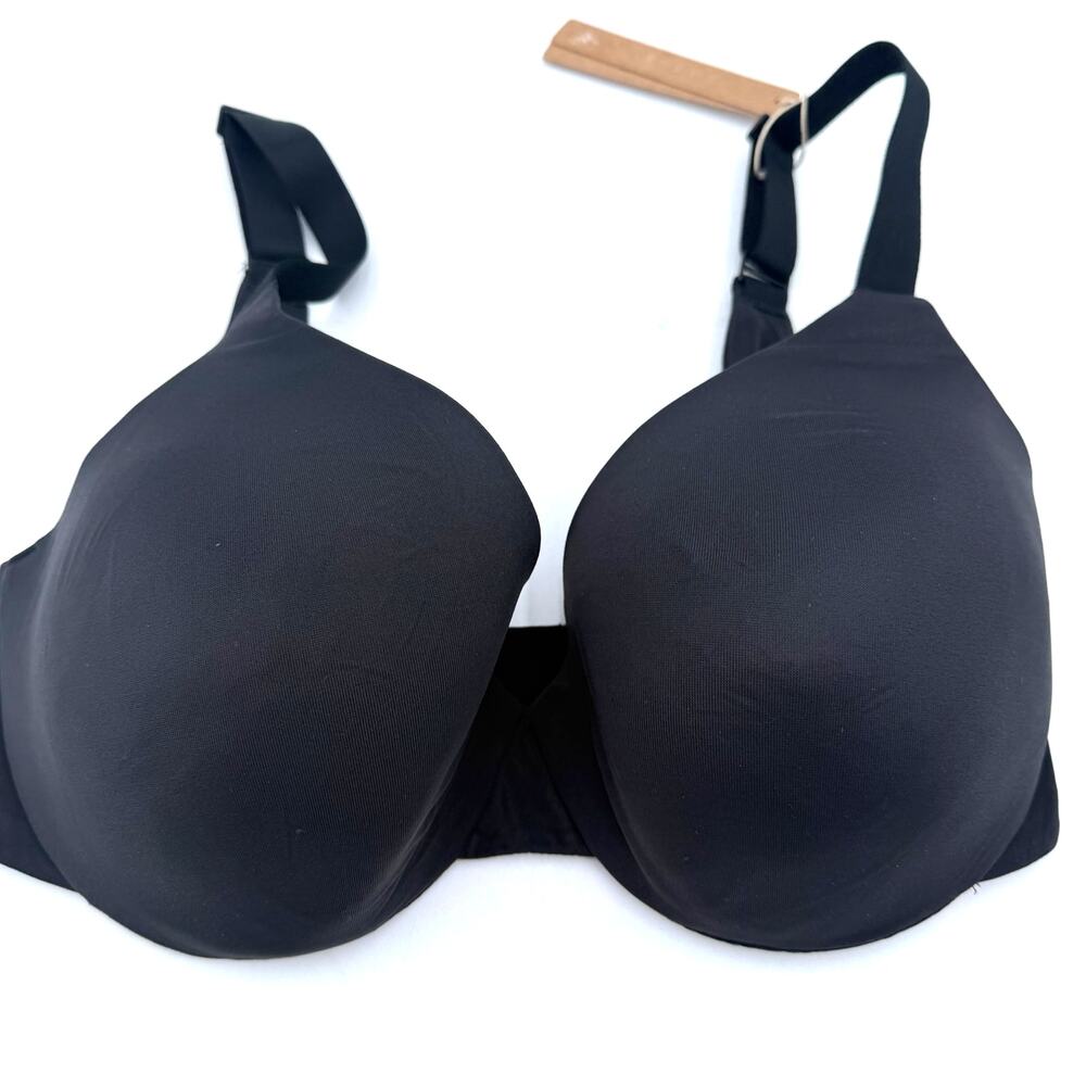 Skims Smoothing Intimates Full Coverage Lightly Lined Bra Black Onyx NWT 32DD